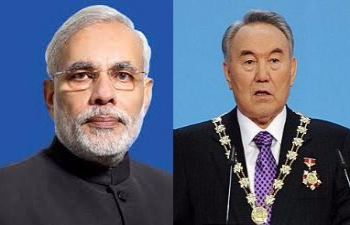 Prime Minister Modi congratulates President Nazarbayev on his re-election


